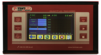 TCM200 touch screen control and data acquisition unit