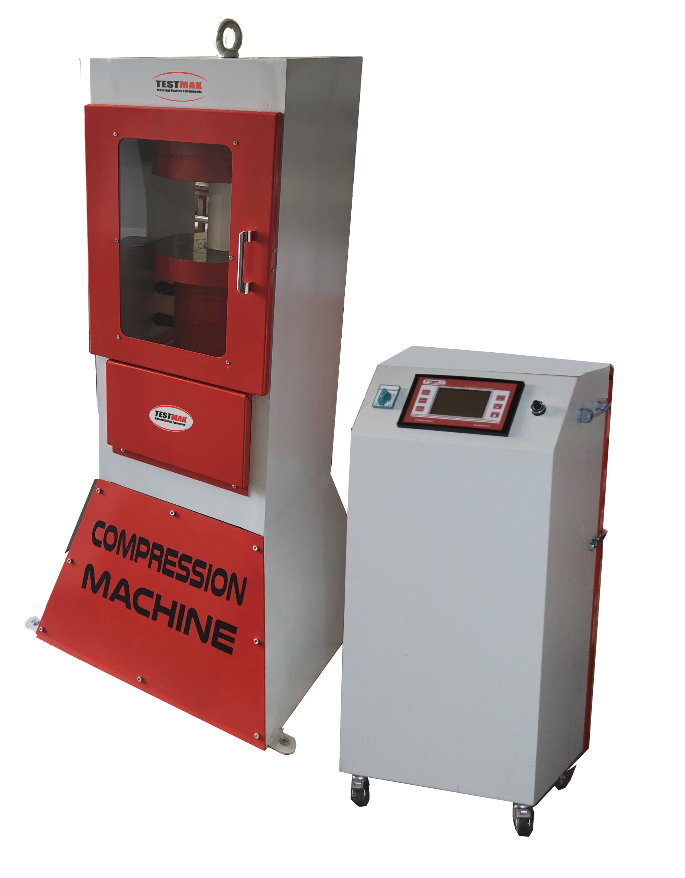 EN Welded Frame Low Capacity Automatic Compression Test Machines