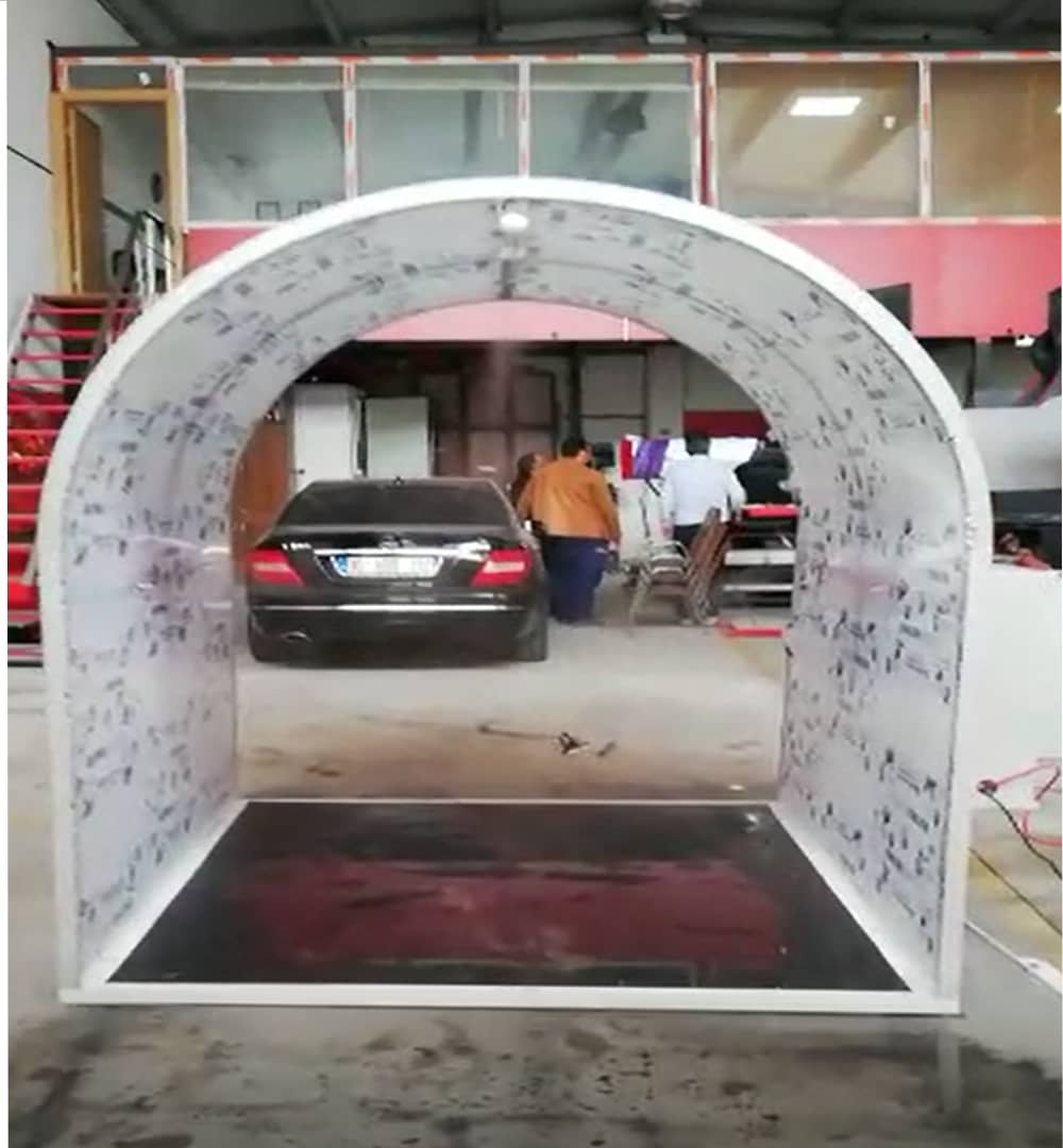 GABINETE DE DESINFECCIÓN PARA AUTOMÓVILES