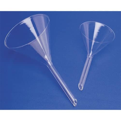 GLASS FUNNELS