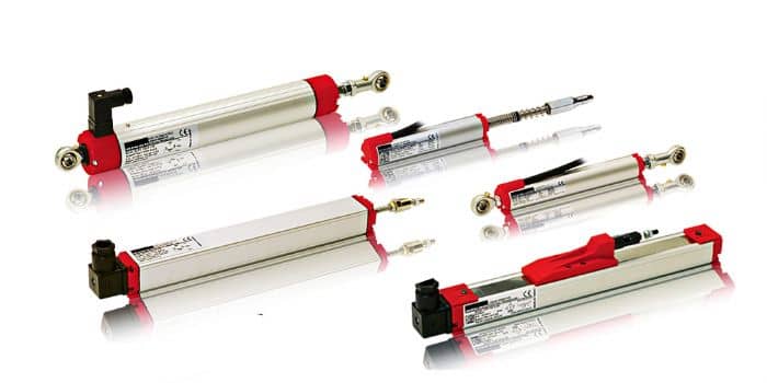 LINEAR POTENTIOMETRIC DISPLACEMENT TRANSDUCERS