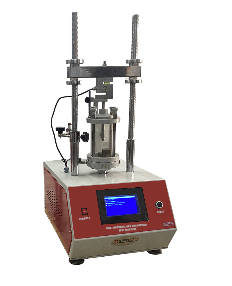 UNIVERSAL MULTISPEED LOAD FRAME TO CBR AND UNCONFINED TEST SYSTEM