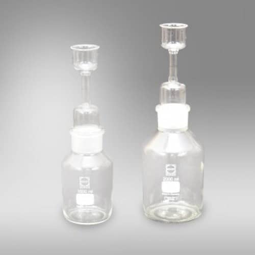 Pyknometers Bottle Type Double Edged and Capillary Tubed Funnel - Cristalería de laboratorio  - Testmak Material Testing Equipment