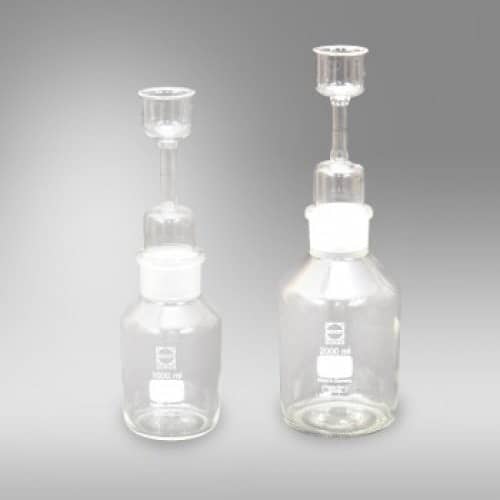 PYCNOMETERS BOTTLE TYPE DOUBLE EDGED AND CAPILLARY TUBED FUNNEL