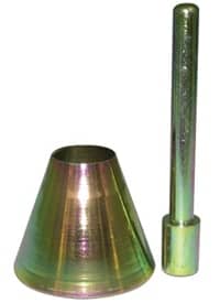 SAND ABSORPTION CONE AND TAMPER