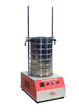 Tamiseuse avec Frequency Adjustable - Séchage, pesage et calibrage des granulats  - Testmak Material Testing Equipment