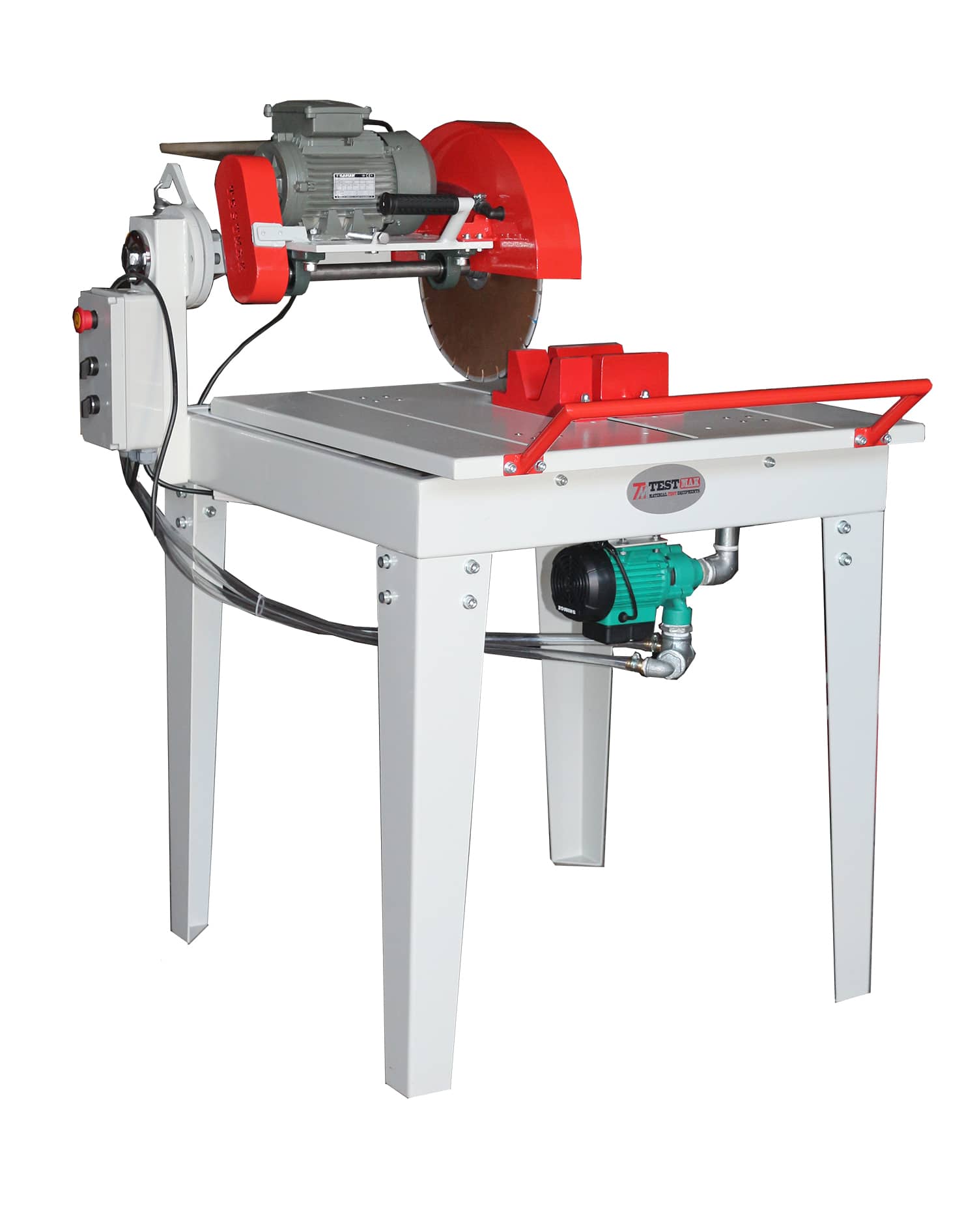 Machine de découpe type table pour béton spécimen - Preparation of concrete sample  - Testmak Material Testing Equipment